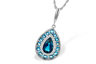 B217-67526: NECK 2.55 TW BLUE TOPAZ 2.65 TGW