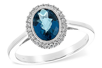 D216-73844: LDS RG 1.27 LONDON BLUE TOPAZ 1.42 TGW