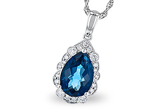 D300-42989: NECK 2.25 LONDON BLUE TOPAZ 2.40 TGW