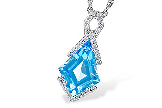 F300-38371: NECK 2.40 BLUE TOPAZ 2.53 TGW