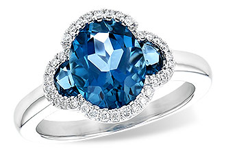 G217-69334: LDS RG 3.04 TW LONDON BLUE TOPAZ 3.20 TGW