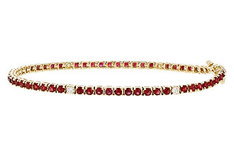 G302-19362: BRACELET 3.04 RUBY 3.29 TGW (7")