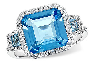 H217-71143: LDS RG 4.40 TW BLUE TOPAZ 4.60 TGW