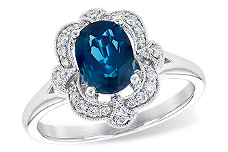 K300-42943: LDS RG 1.35 LONDON BLUE TOPAZ 1.50 TGW