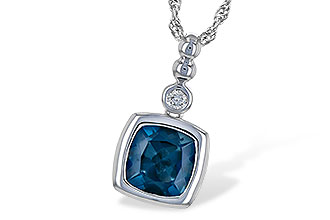 L217-66561: NECK 1.50 LONDON BLUE TOPAZ 1.54 TGW