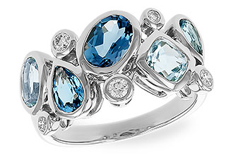 L301-32916: LDS RG 2.57 BLUE TOPAZ TW 2.75 TGW
