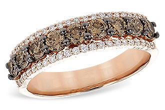 M300-43898: LDS WED RG .80 TW BROWN DIAS 1.00 TW